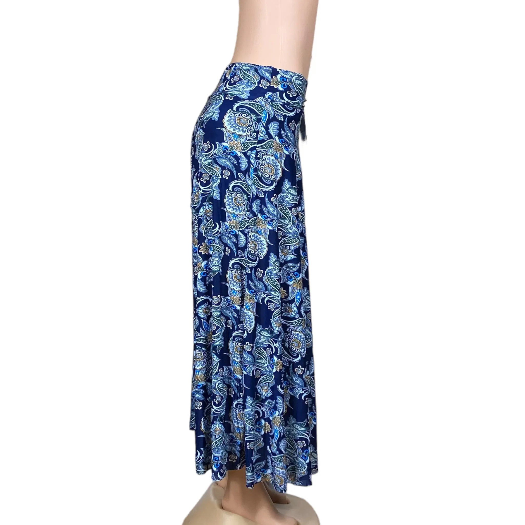 Women's Beach, Long, High waist, Midi Skirt with Short Inside