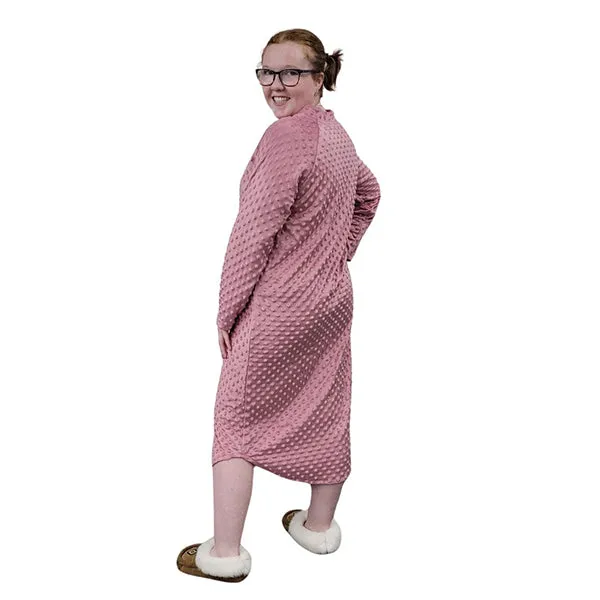 WOMEN'S NIGHTGOWN WHISPER BUBBLE DUSTY ROSE