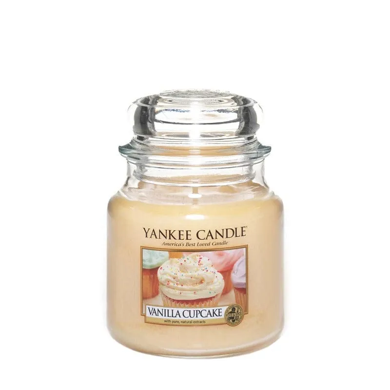 Yankee Candle Medium Jar Vanilla Cupcake 411g