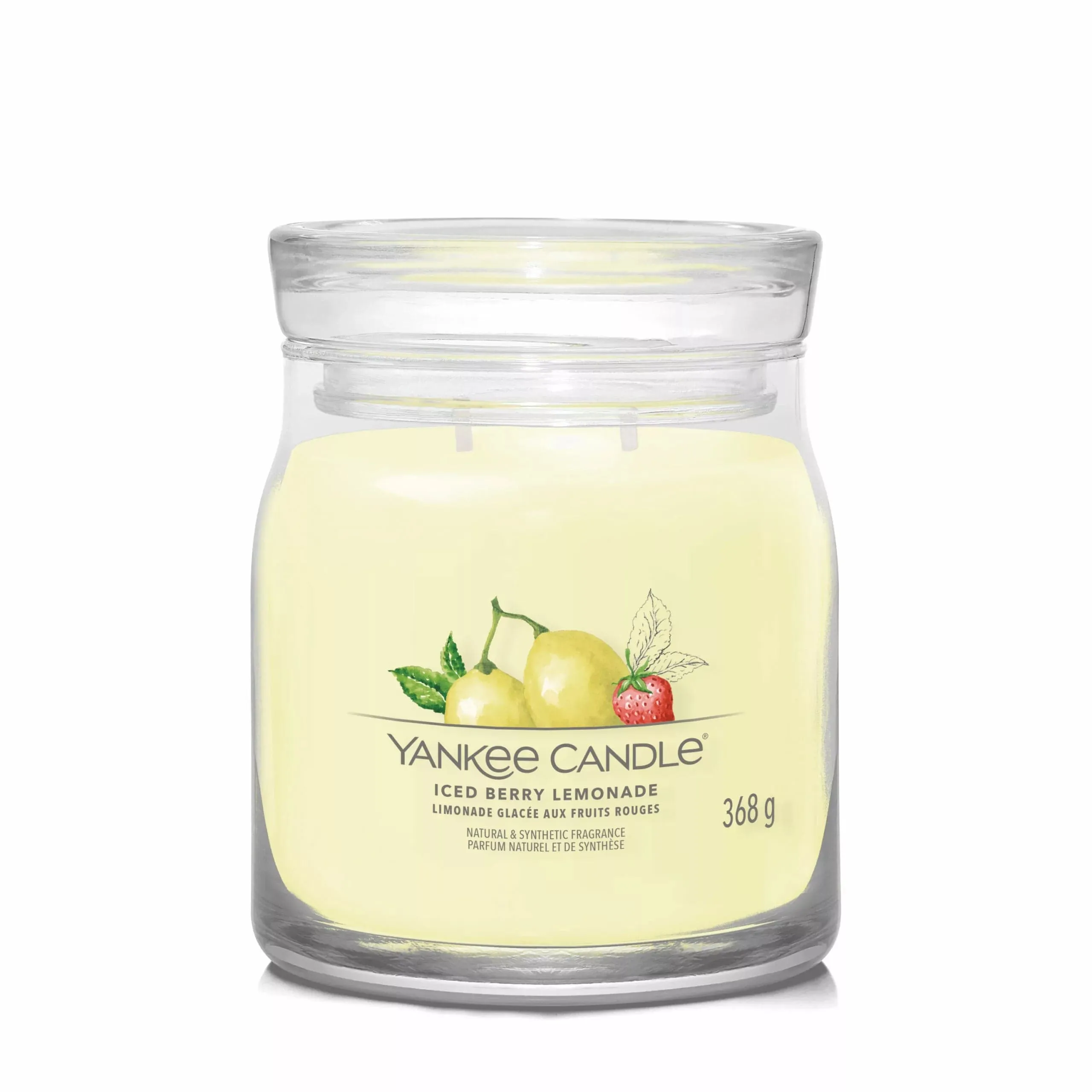 Yankee Candle Signature Medium Jar Iced Berry Lemonade 368g