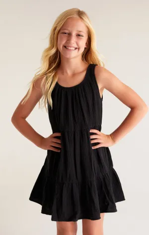 Z Supply Girls Gauze Dress - Black