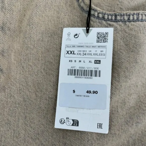 Zara TRF Overdyed Skirt