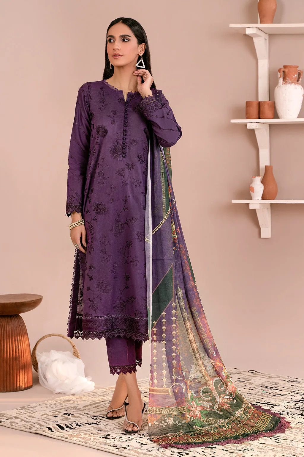 ZEA 08 LILAH| Zarif Unstitched Lawn | Eid Ul Adha Collection23