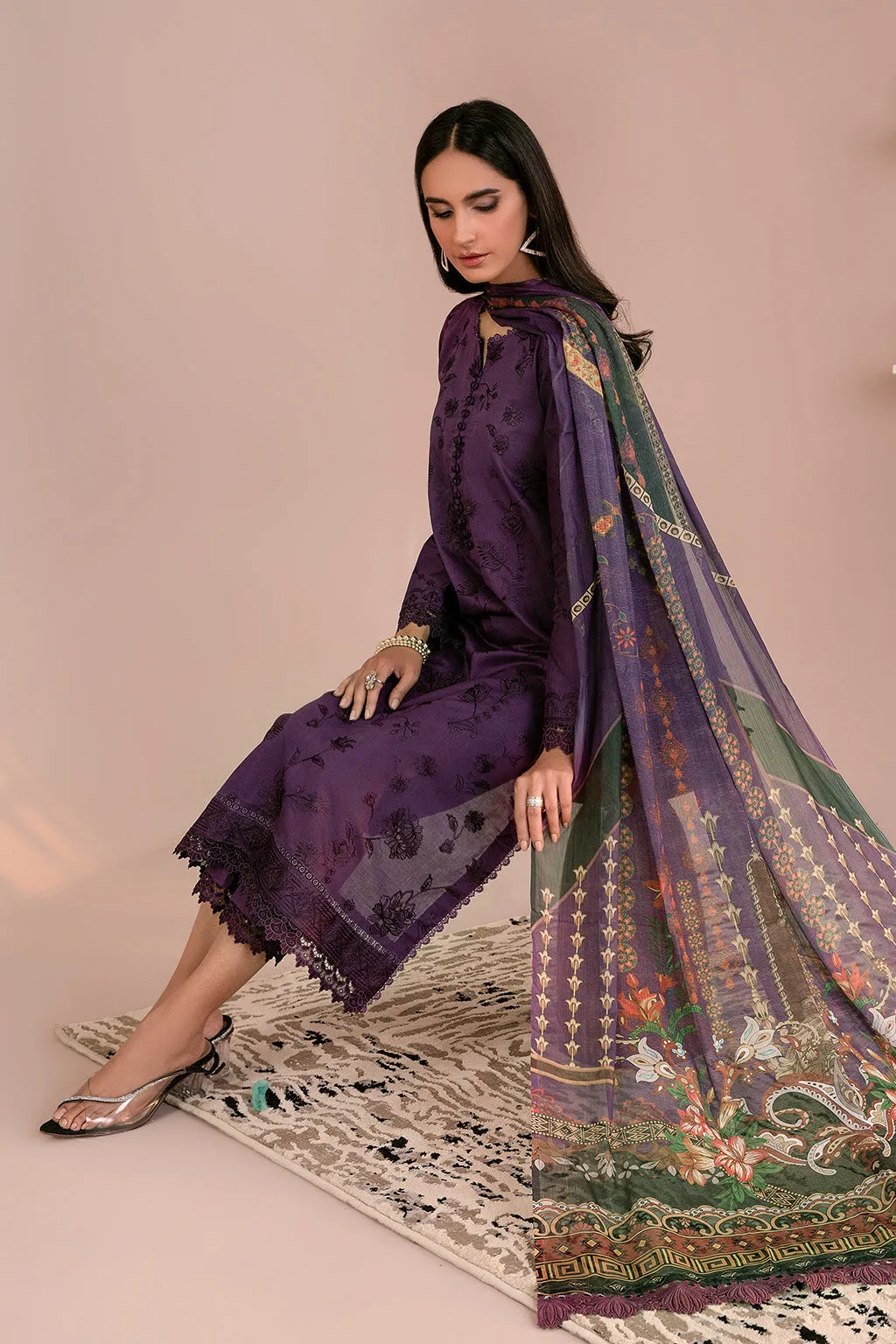 ZEA 08 LILAH| Zarif Unstitched Lawn | Eid Ul Adha Collection23