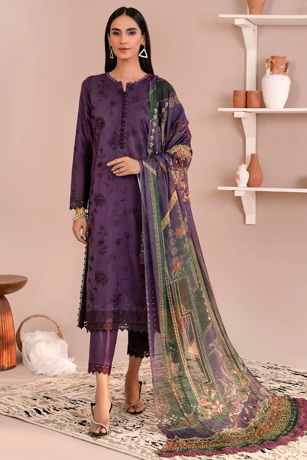 ZEA 08 LILAH| Zarif Unstitched Lawn | Eid Ul Adha Collection23