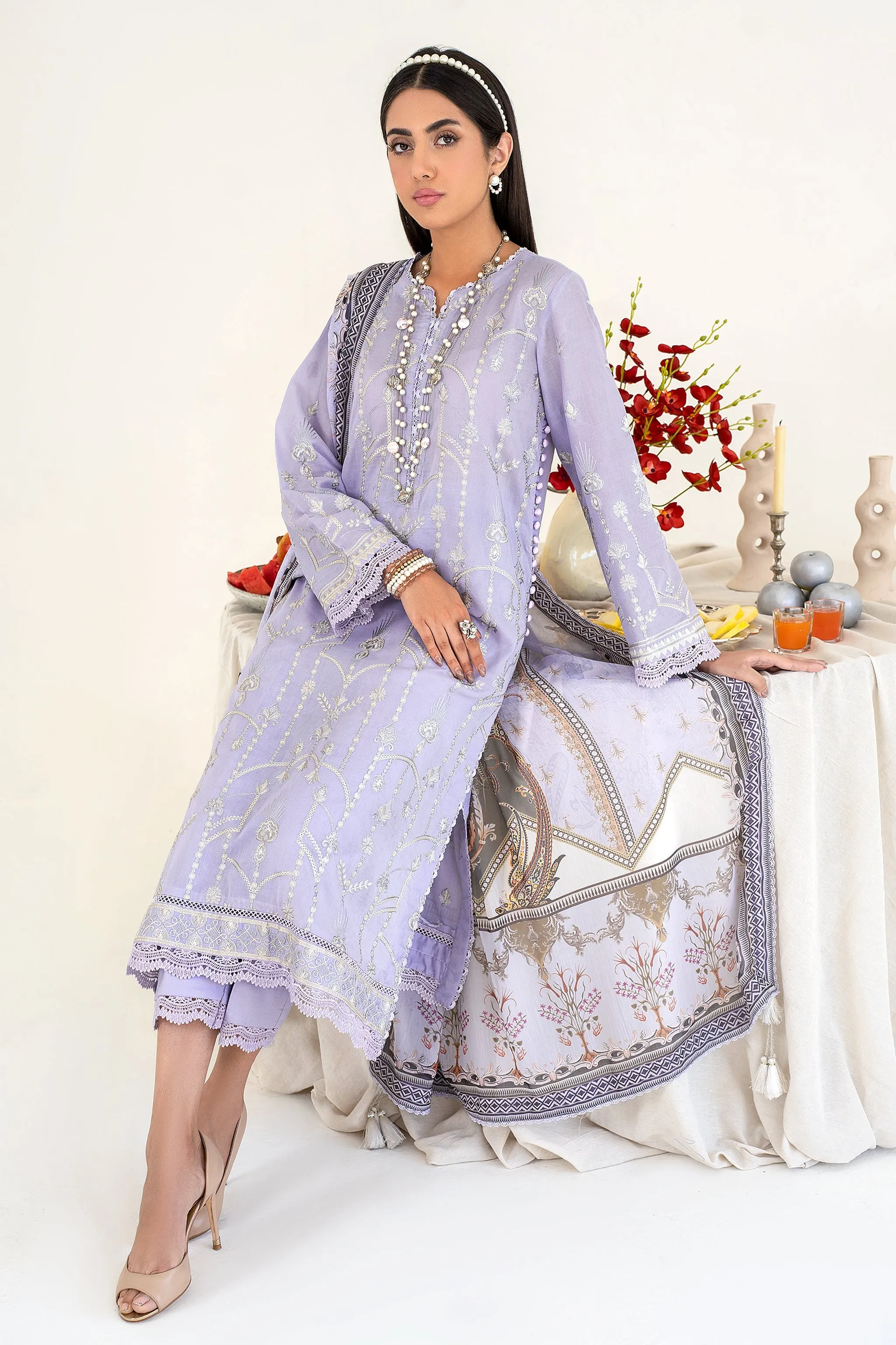 ZEL 06 Water Lily| Zarif Unstitched Lawn | Eid Ul Adha Collection23