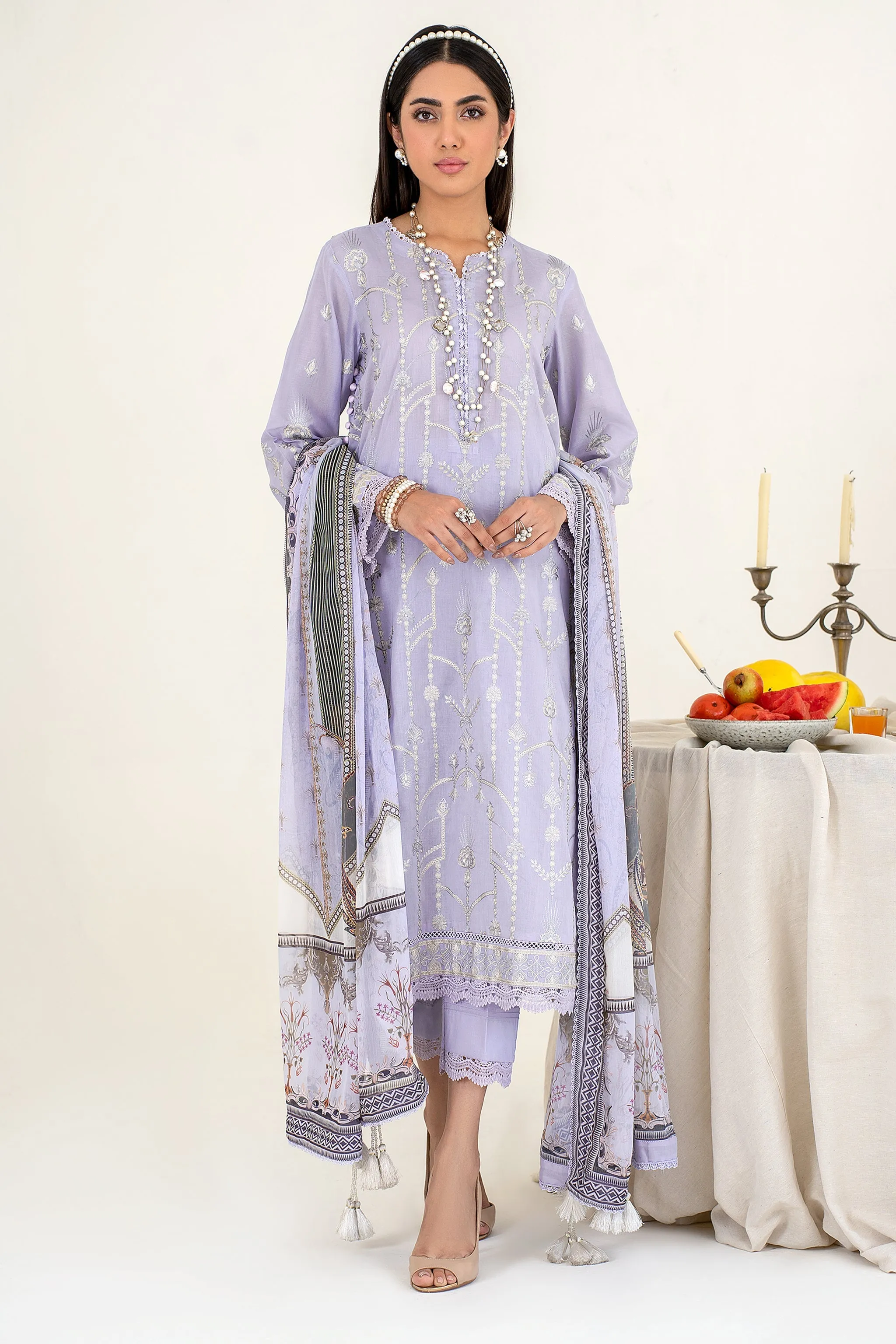 ZEL 06 Water Lily| Zarif Unstitched Lawn | Eid Ul Adha Collection23
