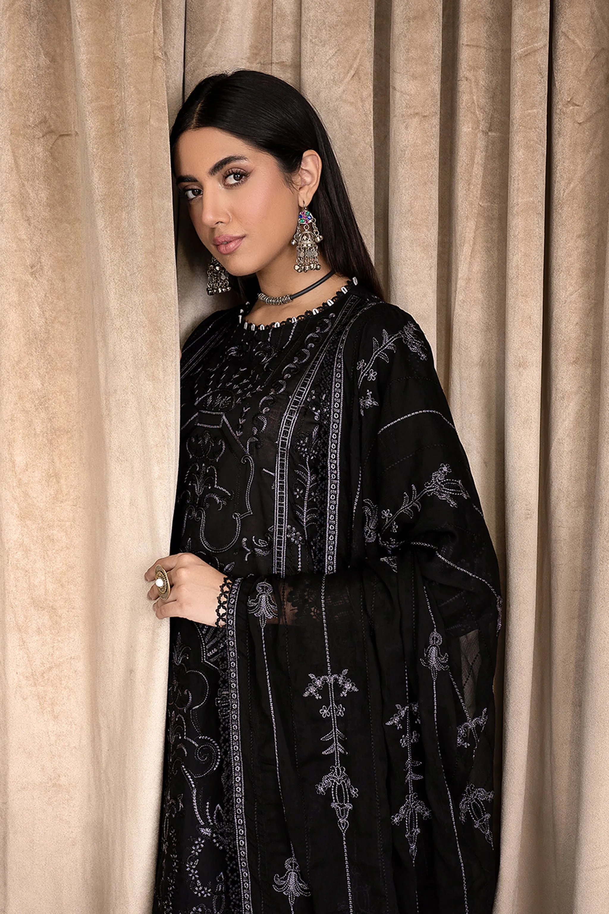 ZEL 10 Dark Aura | Zarif Unstitched Lawn | Eid Ul Adha Collection23