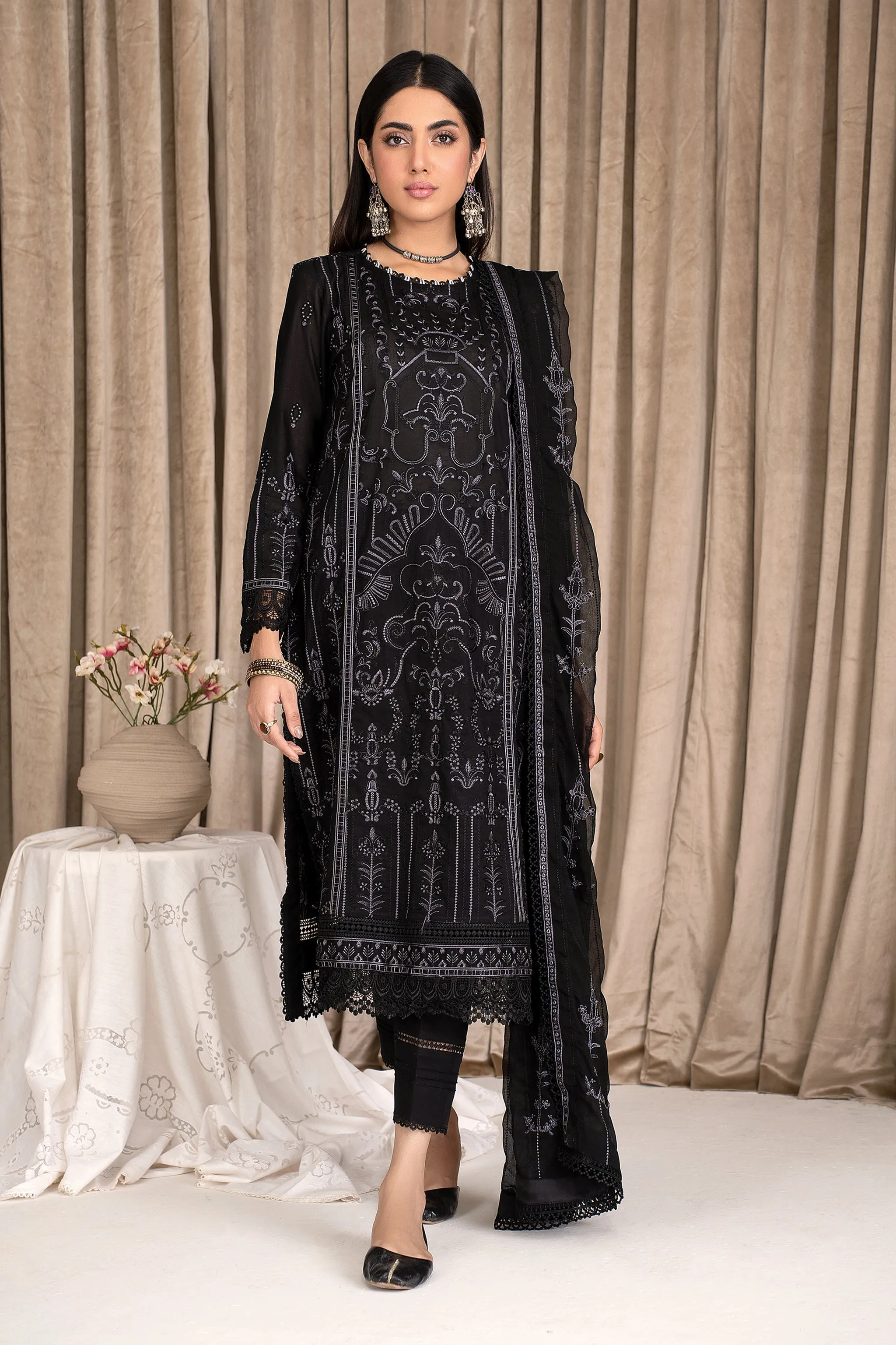 ZEL 10 Dark Aura | Zarif Unstitched Lawn | Eid Ul Adha Collection23