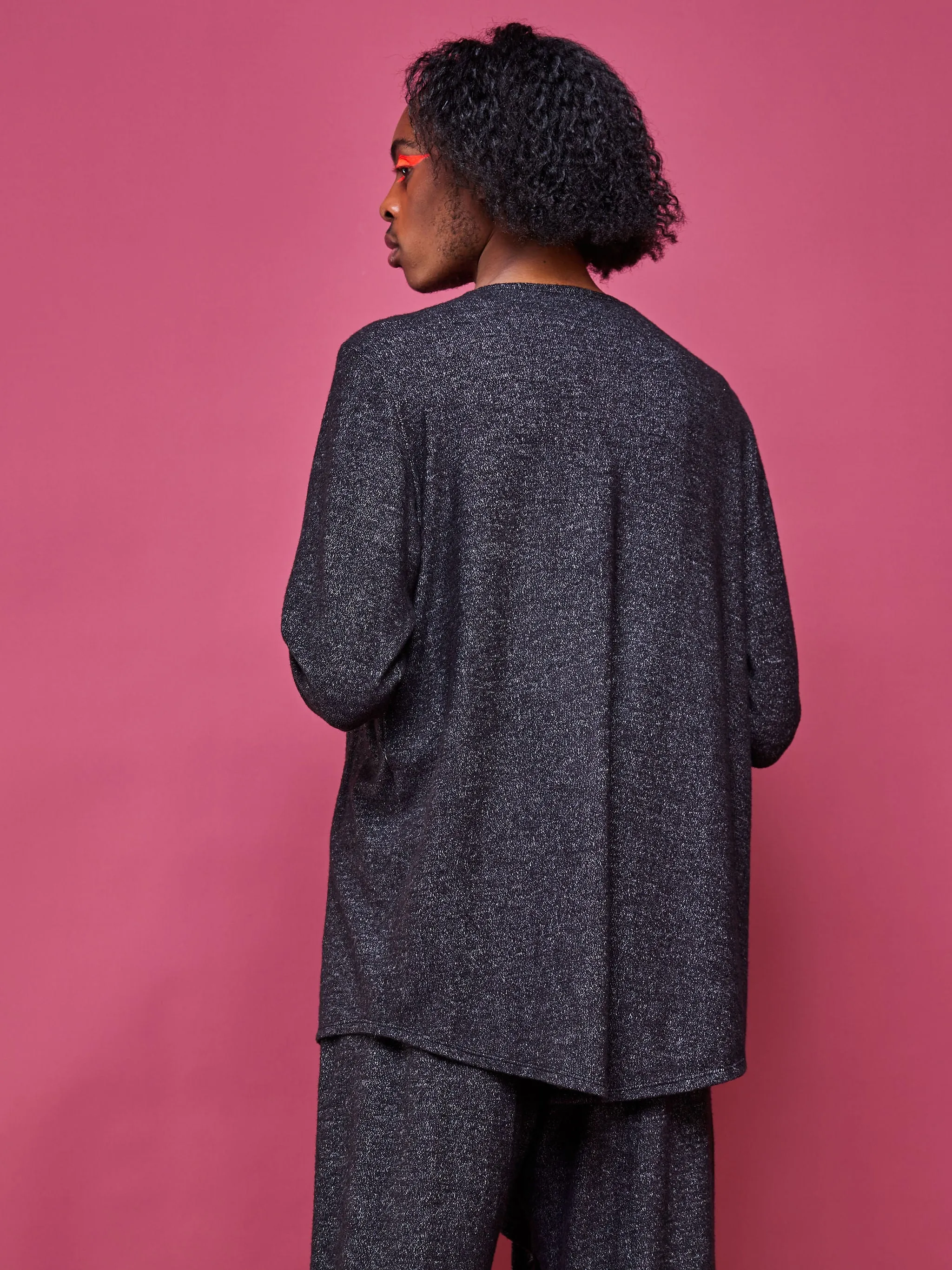 Zoya Brave Waterfall Sweater - Black